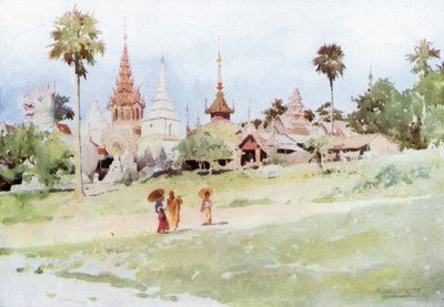 Aufstieg zur Shwe Dagon von Robert George Talbot Kelly